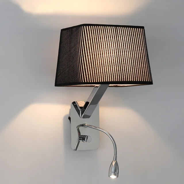 Indoor Flexible Mechanical Arm Wall Lamp Bedside Reading Light Indoor Flexible Mechanical Arm Wall Lamp Bedside Reading Light Sconce Wireless Lamps Led