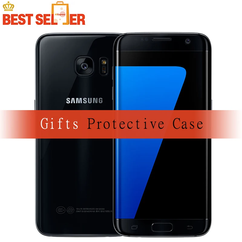 

Unlocked Samsung Galaxy S7 Edge, G935F G935V G935A G935, 4G Smartphone, 5.5inch, 4GB RAM 32GB ROM, Original Samsung S7, NFC 12MP