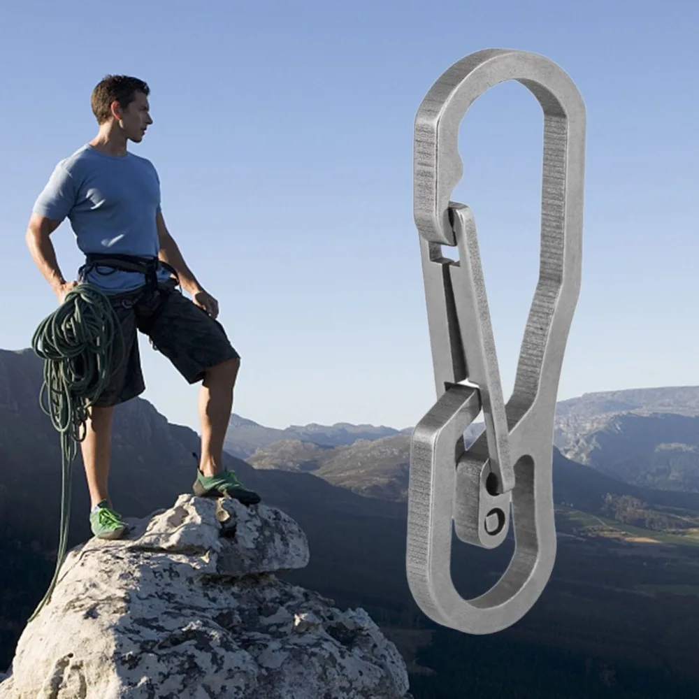 Outdoor Multifunctional Wire-cut Climbing Carabiner EDC Key Ring Mini Chain Locking Climbing Hiking Accessory Tool Outdoor Multifunctional Wire-cut Climbing Carabiner EDC Key Ring Mini Chain Locking Climbing Hiking Accessory Tool