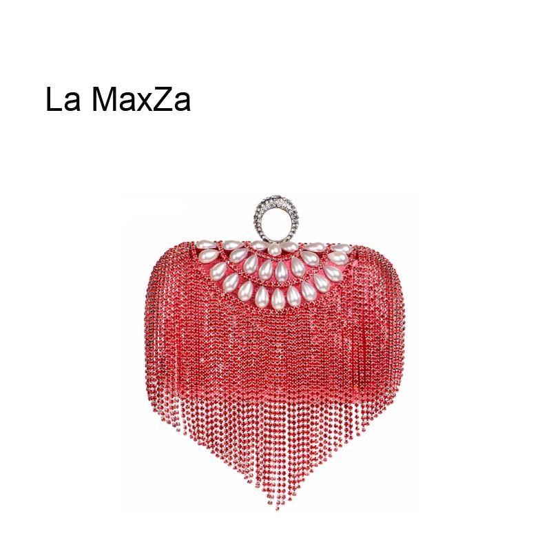 

La MaxZa Fashion Lady Evening Handbags Hot Sell High Quality Clutch Bag Fashion Design Trendy Designer Small Women Evening Bag