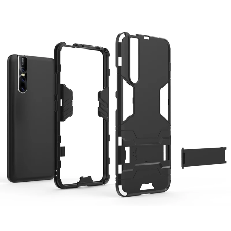 Phone Case For vivo V15 3D Combo Armor Case for vivo V15 for vivo V15 Pro Shockproof Back Cover Fundas Coque Etui Bags Shell