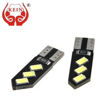 

KEIN 100PCS t10 led w5w5 car bulb 5630 5730 6smd led car auto 194 168 reading interior Vanity Mirror door signal lamps light 12V