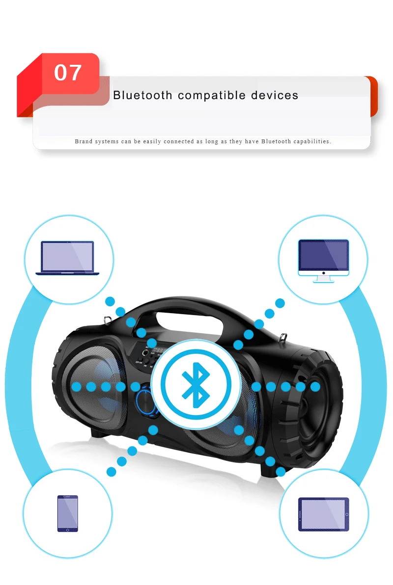 ZIENSTAR 10 Вт беспроводной Bluetooth спортивный динамик, портативный наружный сабвуфер с ручкой, поддержка TF/USB карты, fm-радио, микрофон