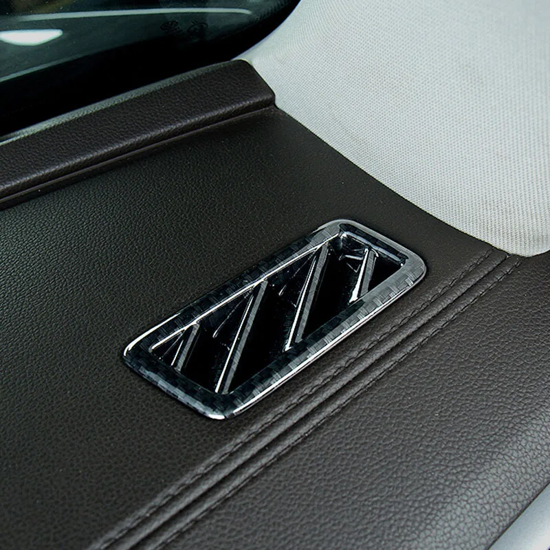 

ABS Matte and Carbon fibre For Atlas Teramont 2017 2018 Car conditioner air Outlet decoration car styling accessories Cover Trim