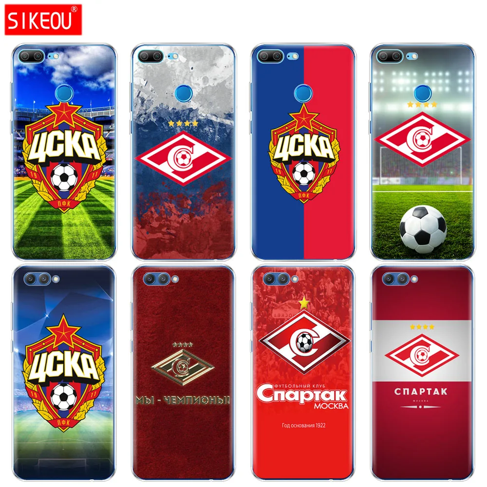

Silicone Cover phone Case for Huawei Honor 10 V10 3c 4C 5c 5x 4A 6A 6C pro 6X 7X 6 7 8 9 LITE russian Moscow football