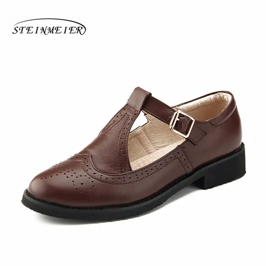 buckle oxfords womens