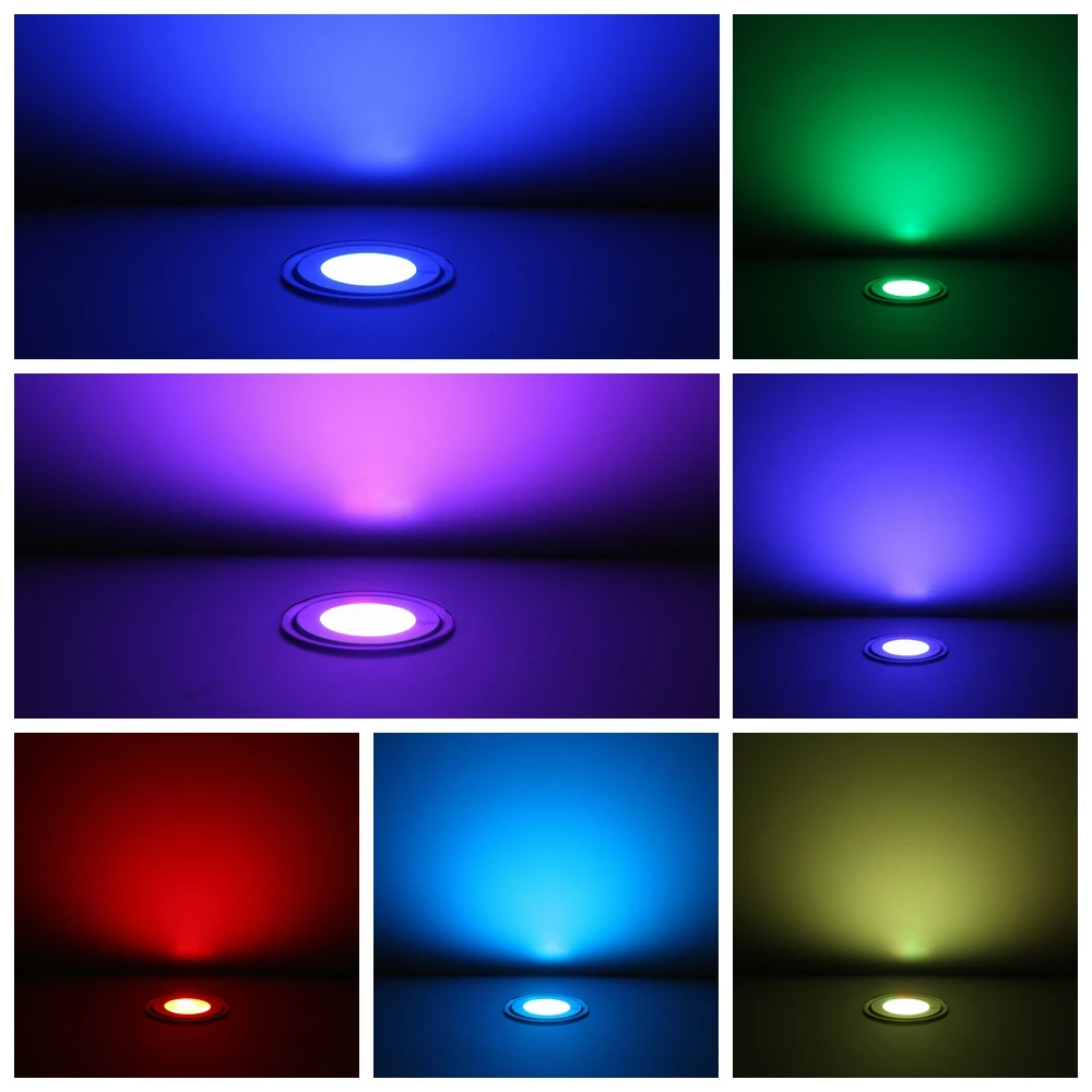 Conduziu a Lâmpada Rebaixado para Caixa de Jardim com Inserção Conjunto de 10 Inoxidável Chão Dc12v Luz Piso ww cw r g b y Aço Ip67 0.5 w 15 High Quality Luzes e Iluminação