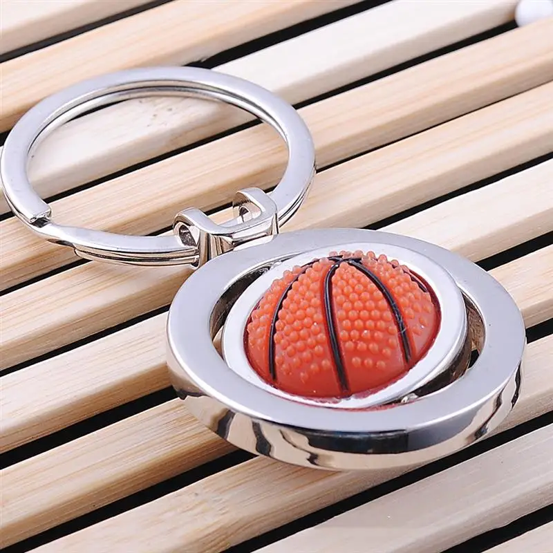 Аксессуары для баскетбола резиновый металлический поворотный брелок баскетбол небольшой кулон аксессуары производные продукты