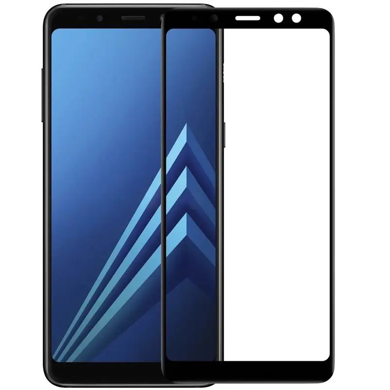 

For Samsung Galaxy A8 2018 A530 A530F 9H Full Cover Tempered Glass For A8+ 2018 A8 Plus 2018 SM-A730F/DS Screen Protector Film