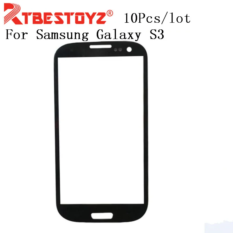 RTBESTOYZ 10PCS/Lot 4.0&quot High Quality New Replacement Touch Screen Glass Front Lens For Samsung Galaxy S3 mini i8190 8190 | Мобильные