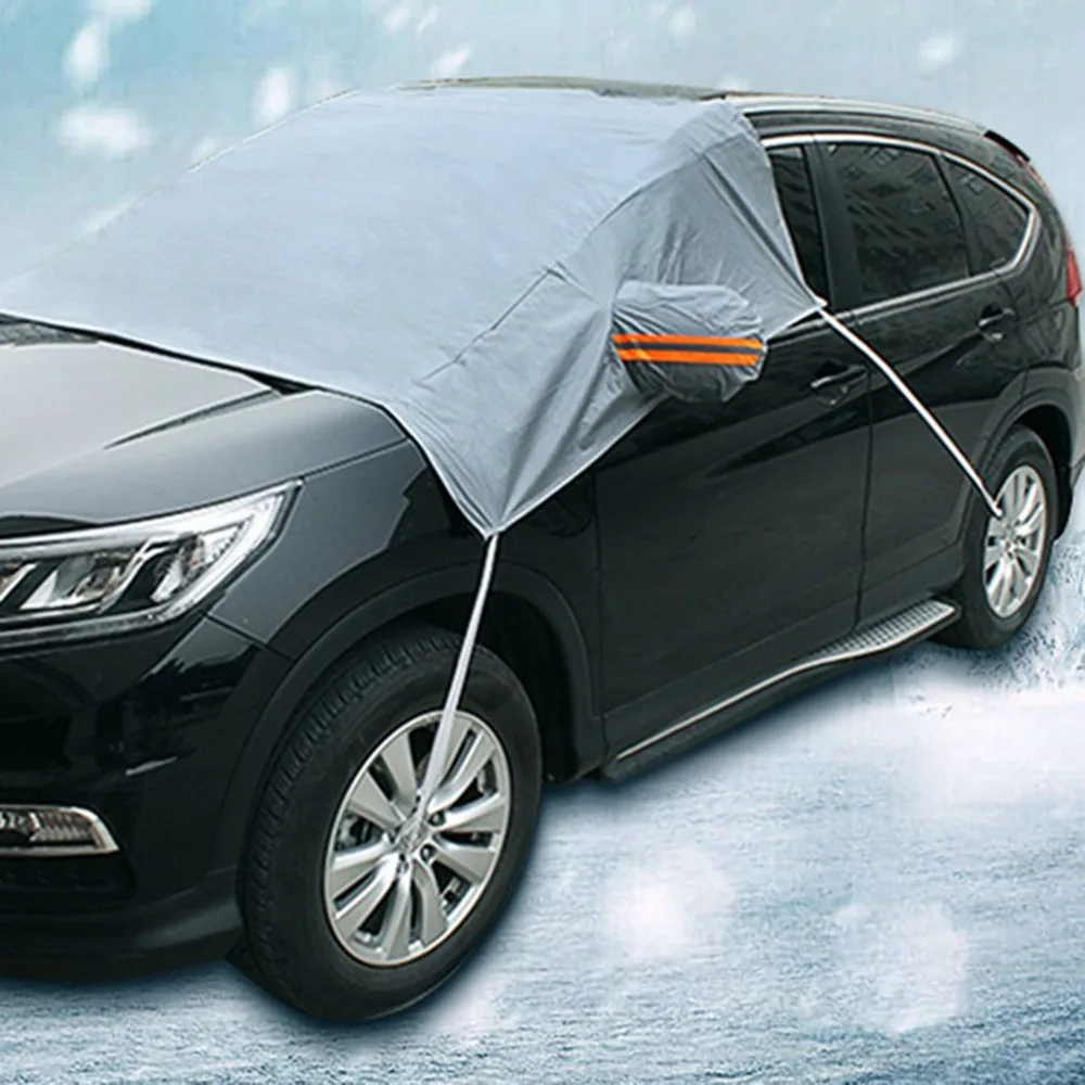 

Winter Snow Block Frost Windshield Sunshade Sunscreen Half Hood Dustproof UV Protection Rainproof Windshield Cover