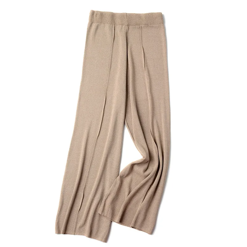 

Quality summer wide leg pants women fashion thin harajuku high waist pants loose pants pantalones female D370