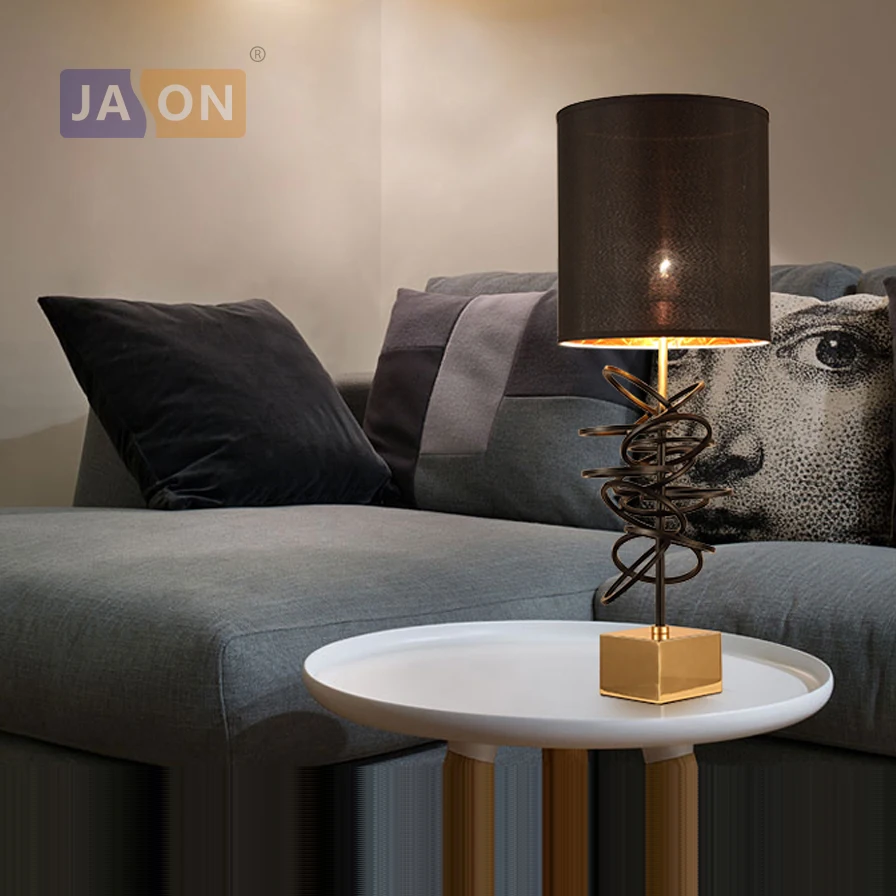 

led e27 Postmodern Iron Fabric White Black LED Lamp.LED Light.Table Light.Table Lamp.Desk Lamp.LED Desk Lamp For Bedroom Office