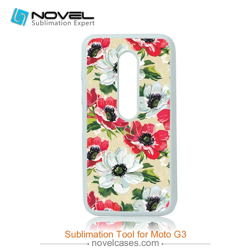 Горячая Распродажа 2d сублимационный чистый чехол для телефона Motorola G3|case for
