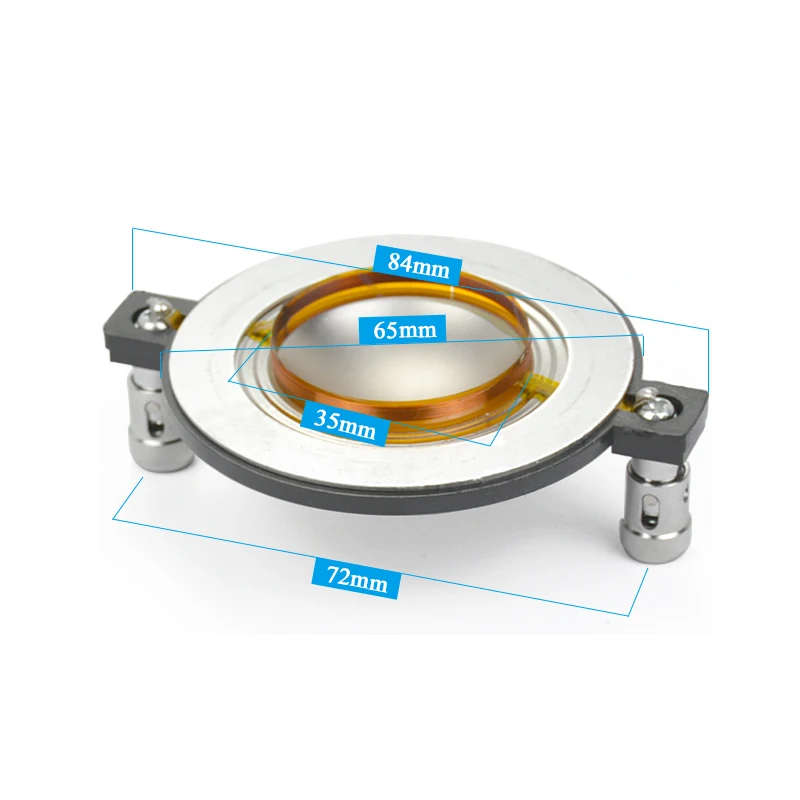 AIYIMA 2Pcs 34.4MM Treble Voice Coil Titanium Film Tweeter Voice Coil Audio Speaker Accessories DIY