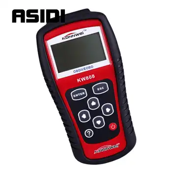 

KW808 OBDII/EOBD CAN Scanner tool Auto Code Reader Work For most car better than Live Data Code Reader Engine