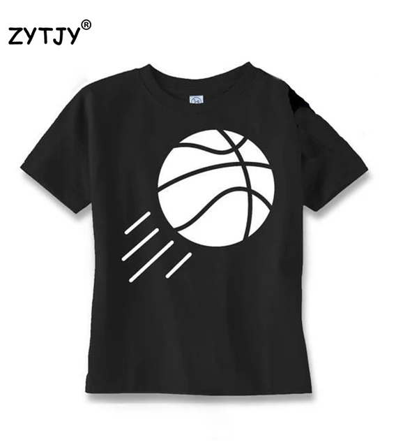 BASKETBALL Print Kids t shirt Boy Girl shirt Casual Children Toddler