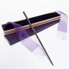 Varinha para presente, núcleo de ferro de metal sirius varinha preta/harry motive, varinha mágica elegante