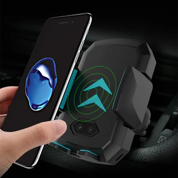 

High Tech Automatic Induction Car Wireless Charger For iPhone Huawei Fast Charge Wirless Charger Car Phone Holder Air Vent Mount