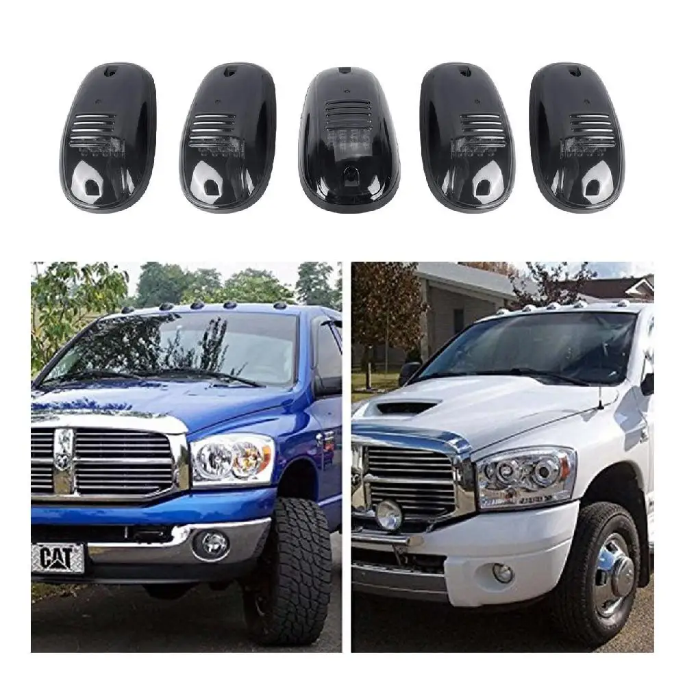 

Partol 5Pcs Car LED Roof Lights Running Light Clearance Lamp White Light Color For Dodge Ram 1500 2500 3500 4500 5500 2003-2012