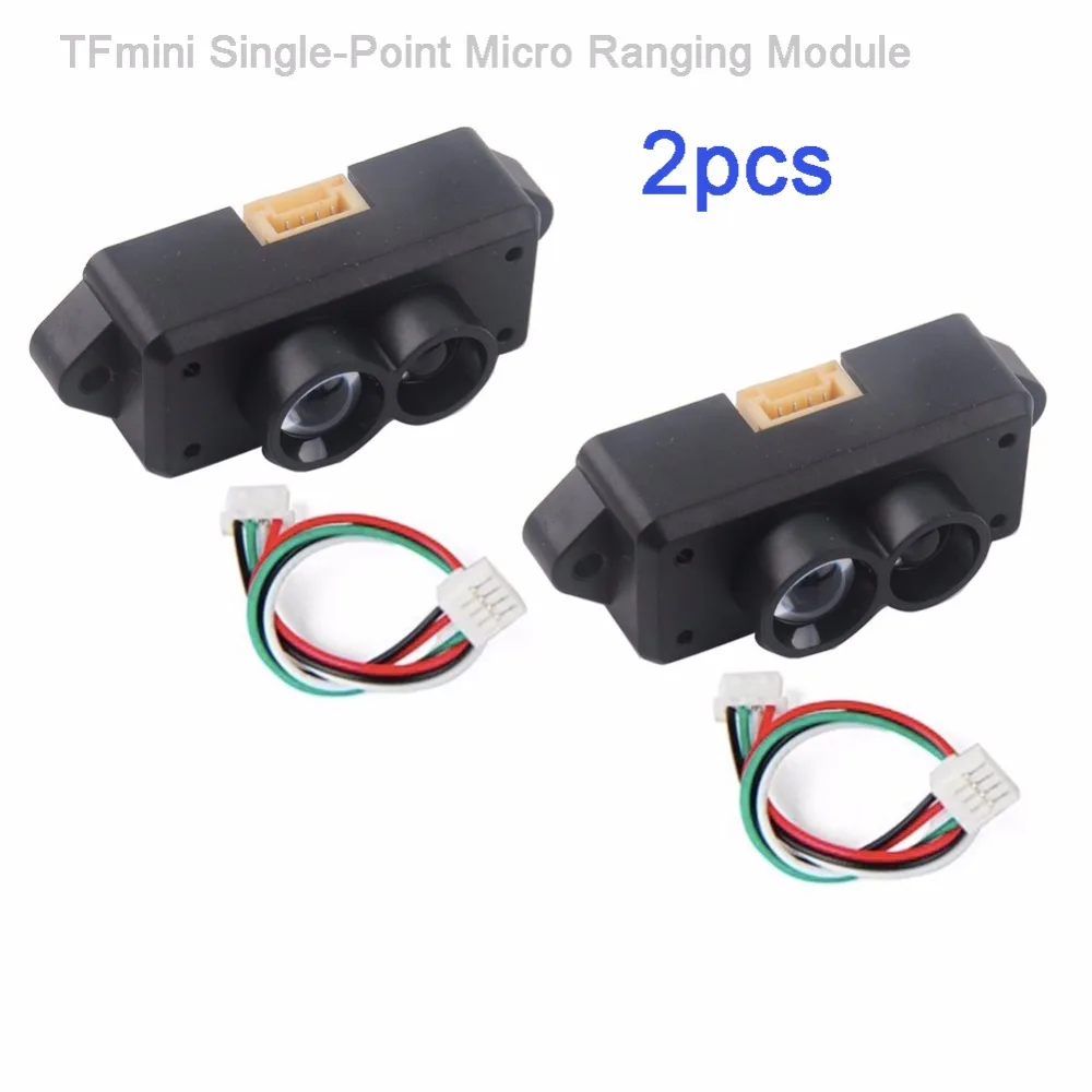 2pcs Lidar Range Finder Sensor Module, TFmini Single-Point Micro Ranging Module Lidar Detector for Arduino Pixhawk RCmall FZ3000 2pcs Lidar Range Finder Sensor Module, TFmini Single-Point Micro Ranging Module Lidar Detector for Arduino Pixhawk RCmall FZ3000
