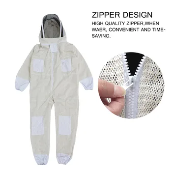 

3 Layer Full Body Beekeeping Clothing Veil Hood Hat Clothes Jaket Protective beekeeping suit beekeepers bee suit equipment