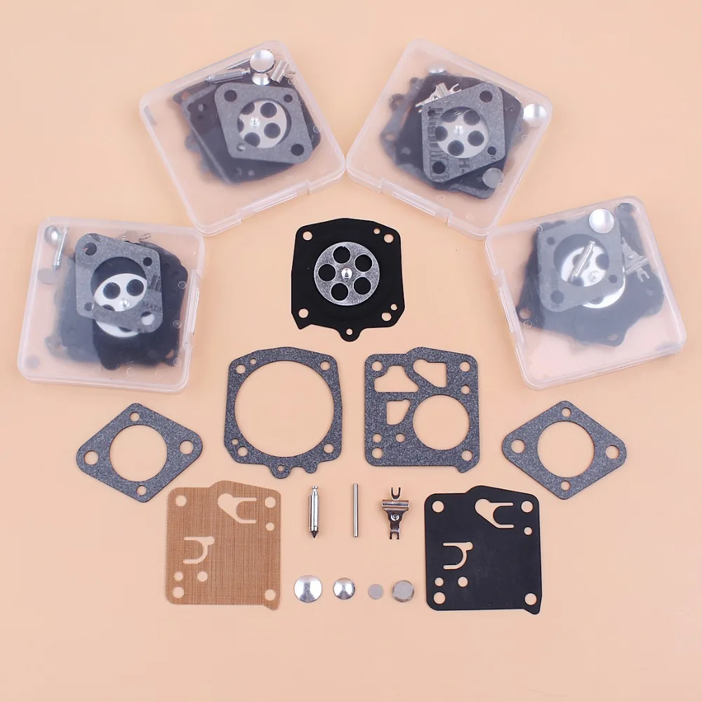 5Kit/lot Карбюратор Carb диафрагмы Ремонтный комплект для тилотсон RK-23HS RK23HS Husqvarna 266 268 272 288 480 бензопила