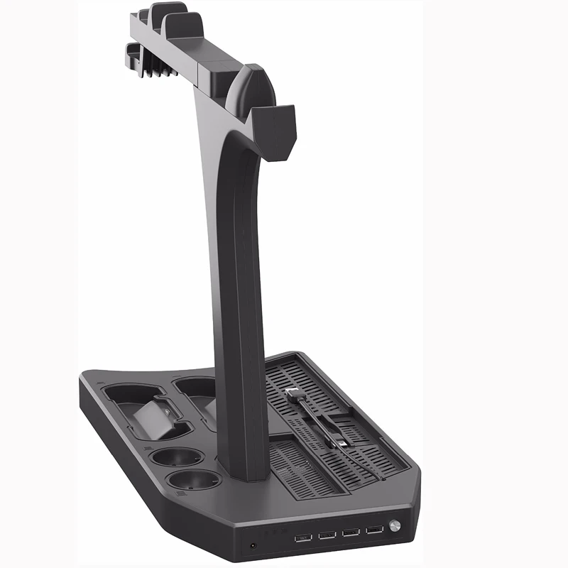 Для PS4 VR PS4 про тонкий PSVR PS4 вертикальная подставка, вентилятор охлаждения Cooler, контроллер Зарядное устройство и Hub зарядки Дисплей стенд витрина