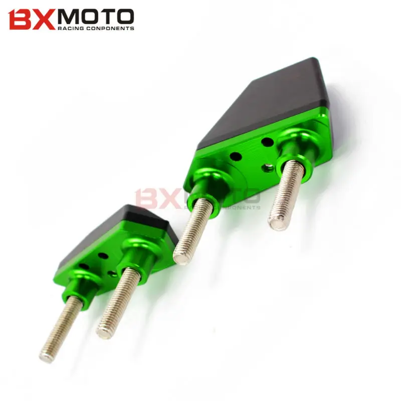Аксессуары для мотоцикла BXMOTO с ЧПУ Kawasaki Z1000 2007 2008 2009 Green Frame Sliders Crash Pad Protector Falling