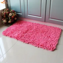 40*60 см Впитывающий Коврик для ванны синель Ванная комната Душ коврики Мягкий Лохматый Ковер с нескользящей подложкой