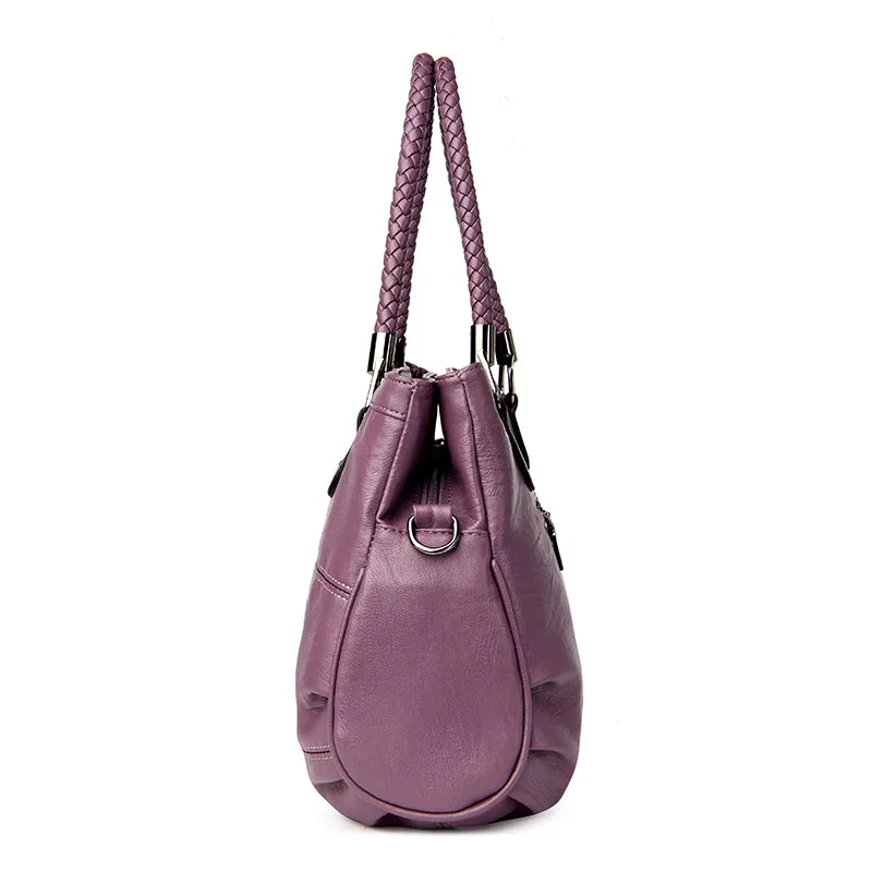 

Fashion Patchwork PU Shoulder CrossBody Bag Ladies Leather Woman Woman's HandBag Sac a Main AL-44