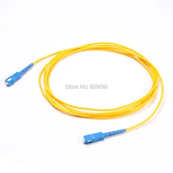 

3M Yellow Fiber Optic SingleMode Simplex Core Patch 9/125 SC to SC Optical Jumper Cable for Network
