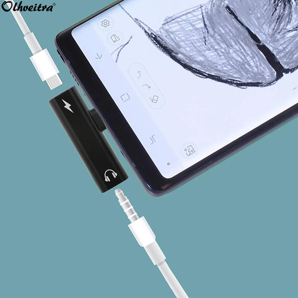 Olhveitra USB C к 3 5 мм наушники адаптер для Xiaomi mi9 Samsung S10 + Huawei зарядный разъем наушников