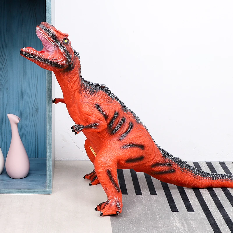 68CM Dinosaur Model Big Size Shark Plastic Puppets Tyrannosaurus Rex Velociraptor Jurassic Worlds Park Dinosaur Toys for Kids