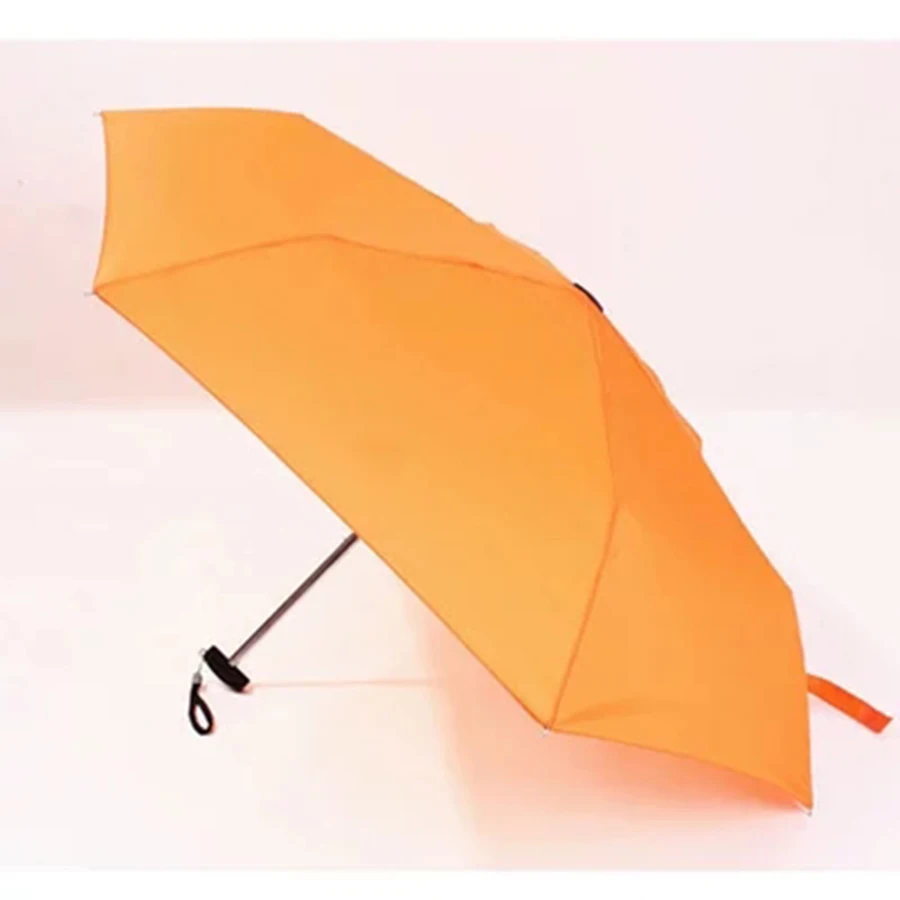 Folding Clear Umbrella Sunny Flat Pencil Portable Men Umbrella High