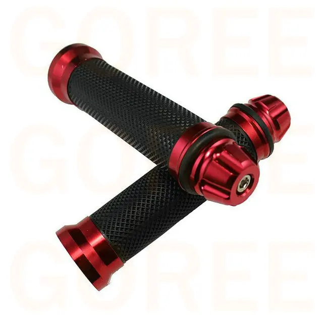 Bicycle hand grips Motorcycle Grips 7/8&quot 22mm CNC Aluminum Handlebar Hand for yamaha atm ktv | Автомобили и мотоциклы