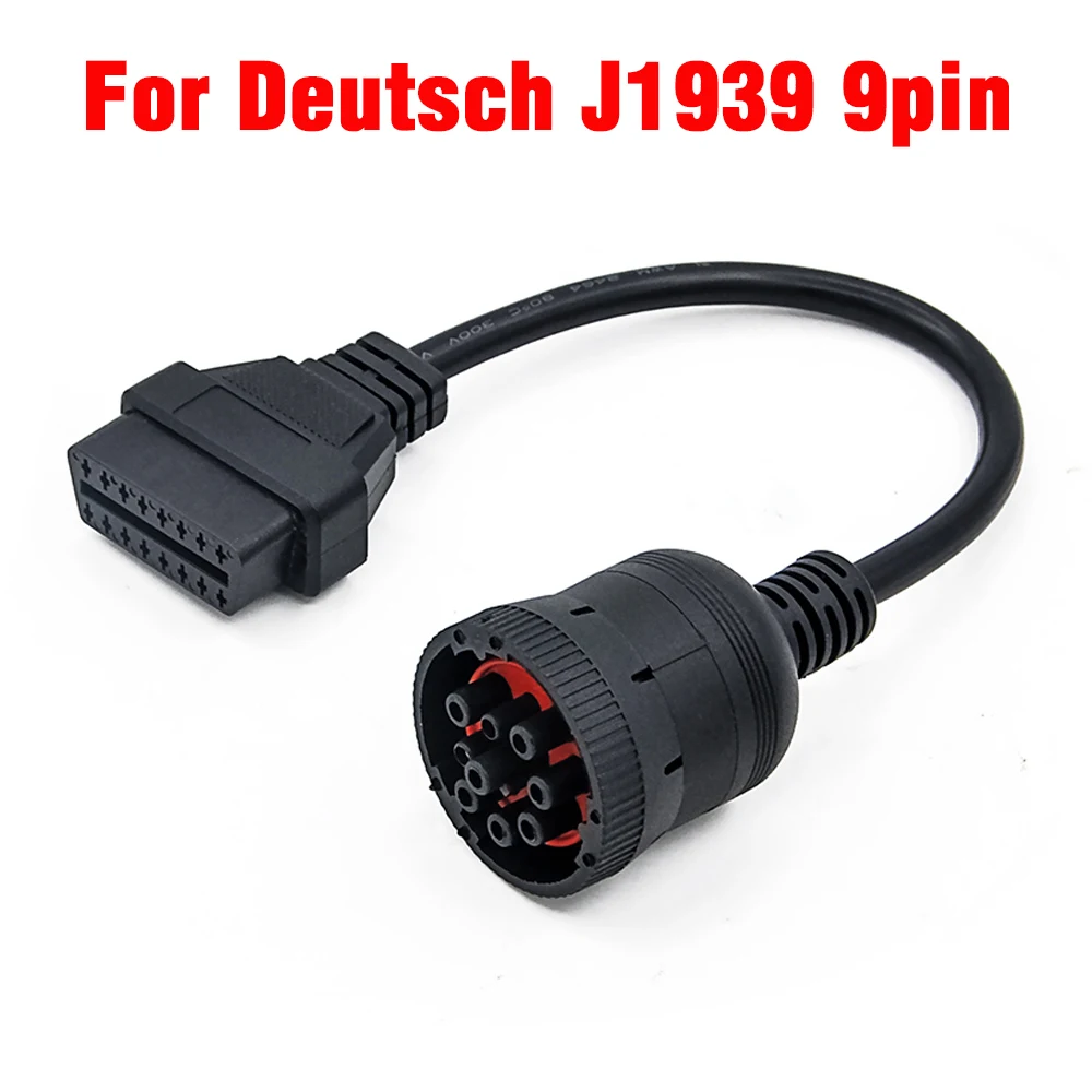 17 Pin для OBD 2 OBD II 16 Pin разъем Deustch J1939 9pin для человека 12 pin адаптер 7 pin кабель-удлинитель - Цвет: Type 8