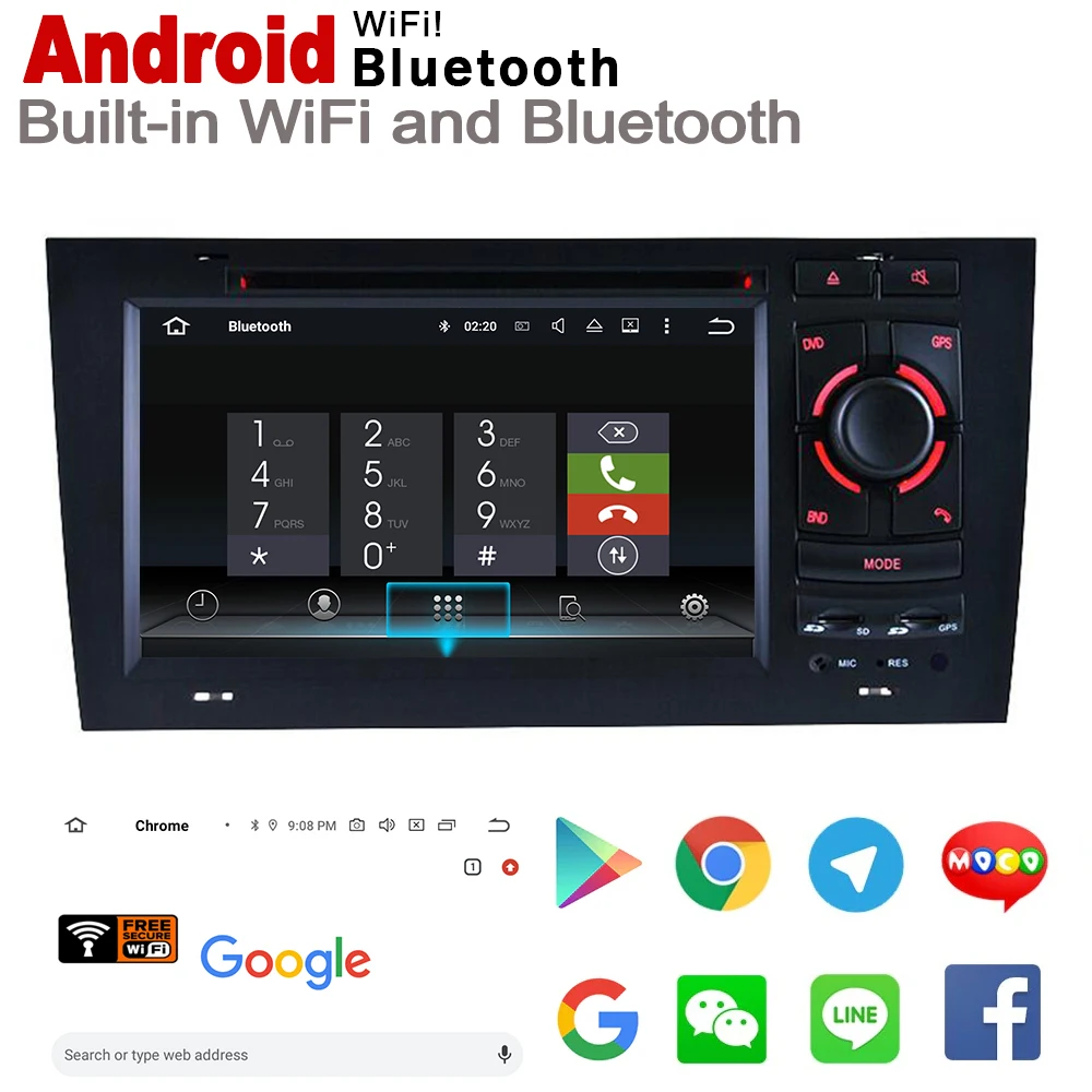 Android для Audi S6 RS6 4B 4F 1998~ 2006 MMI HD сенсорный экран автомобильный Радио dvd-плеер gps wifi BT навигация Мультимедийная система