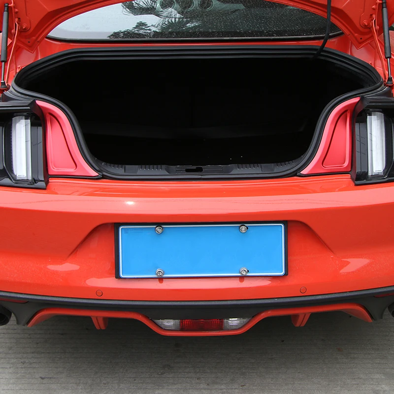 

Mustang Decoration Aluminium Alloy Rear Trunk Decorative Sheets for Ford Mustang 2015+