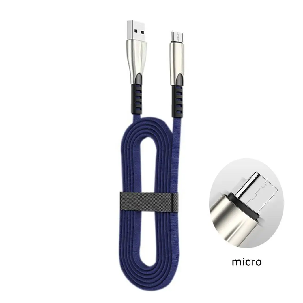 Быстрый зарядный плетеный кабель Micro usb type C совместимый с Android|Кабели передачи