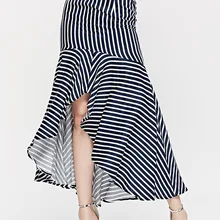 Джинсовая юбка, распродажа, до щиколотки, европейская версия, весна-осень, новые ремни, рыбий хвост, сексуальная темпераментная элегантная юбка