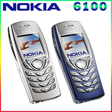 Завод разблокирована 100% оригинал nokia 6100 дешевые восстановленное мобильный телефон поддержка многоязычный язык бесплатная доставка