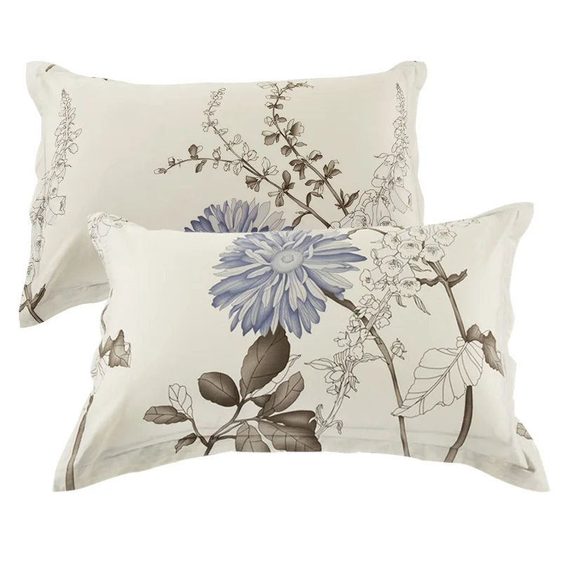 pillowcase 19*29" print Pillow Sham single pillowcases 48*74cm Pair