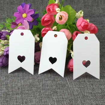 

400pcs/lot Kraft Paper Tags Label Hang Wedding Cake Fondant Tags DIY Blank Price Hang Tag 7x4cm