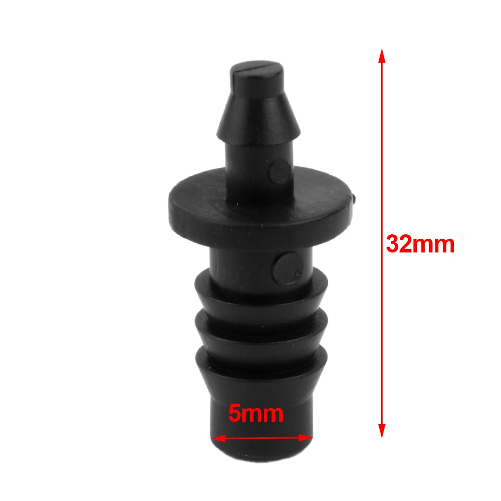 50pcs Plasic End Plug Hole Stoppers For Drip Irrigation Capillary Water Hose Watering Kits Garden Supplies