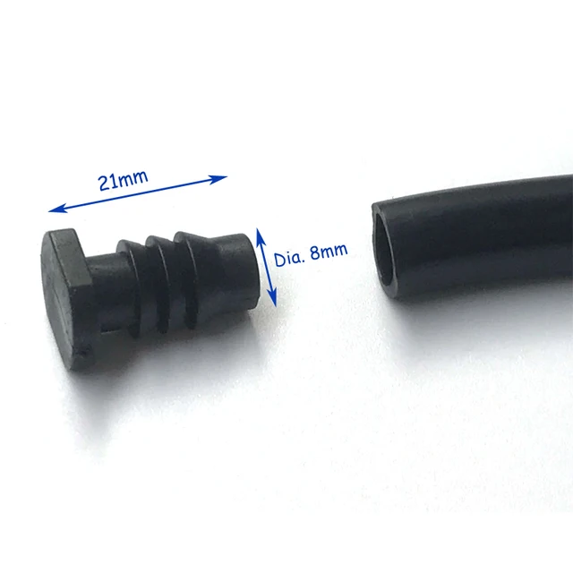 20Db 8 Mm -Es Szögesdróttalok Végsapkák Waterstop Csatlakozók Kerti Öntözési Mezőgazdasági Rendszer Csőcső Végdugók Zárószerszámok - Image 3