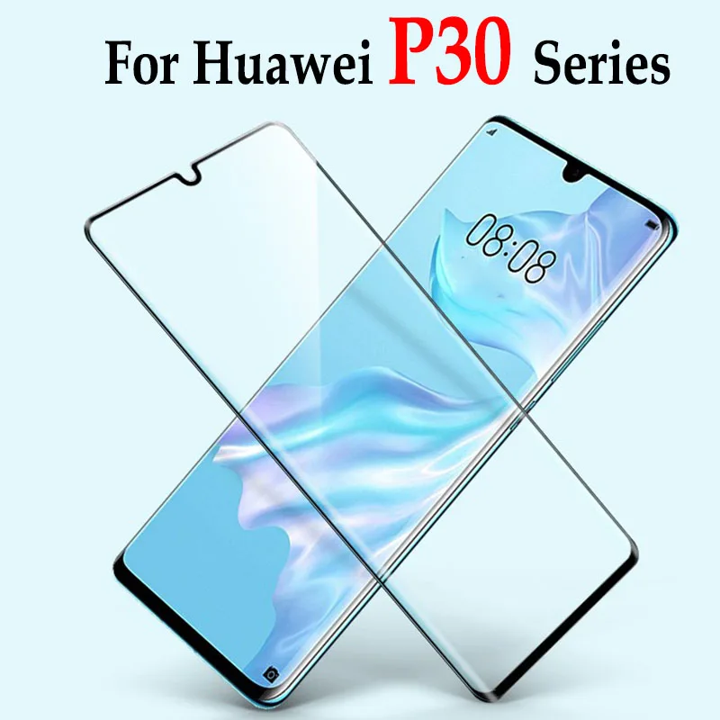 3D изогнутое Защитное стекло для Huawei P30 Light Pro Lite защита экрана Tremp Huavei Huewei