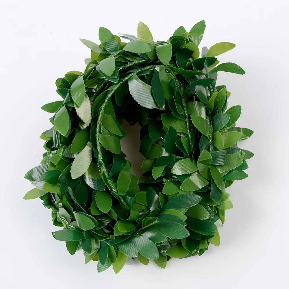 

3.75M 150inch/pcs Silk Garland Green Leaf Artificial Flower Vine Home Decoration Accessories Flower vine Wedding flower