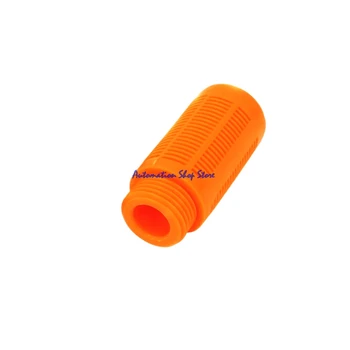

5pcs 1/2"PT Male Thread Plastic Air Filters Pneumatic Silencer Muffler Noise Exhaust Orange