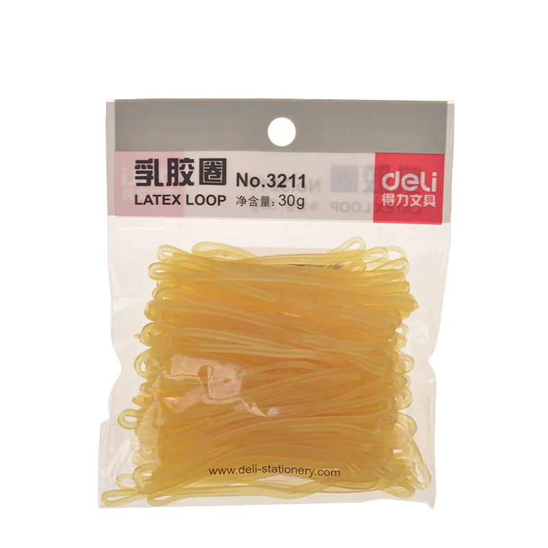 Deli Latex Loop Rubber Bands Strong Elastic Hair Band Loop Stationery Wholesale Office School